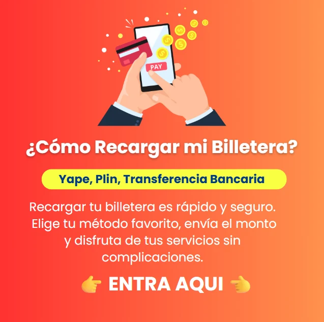 Como recargar mi billetera